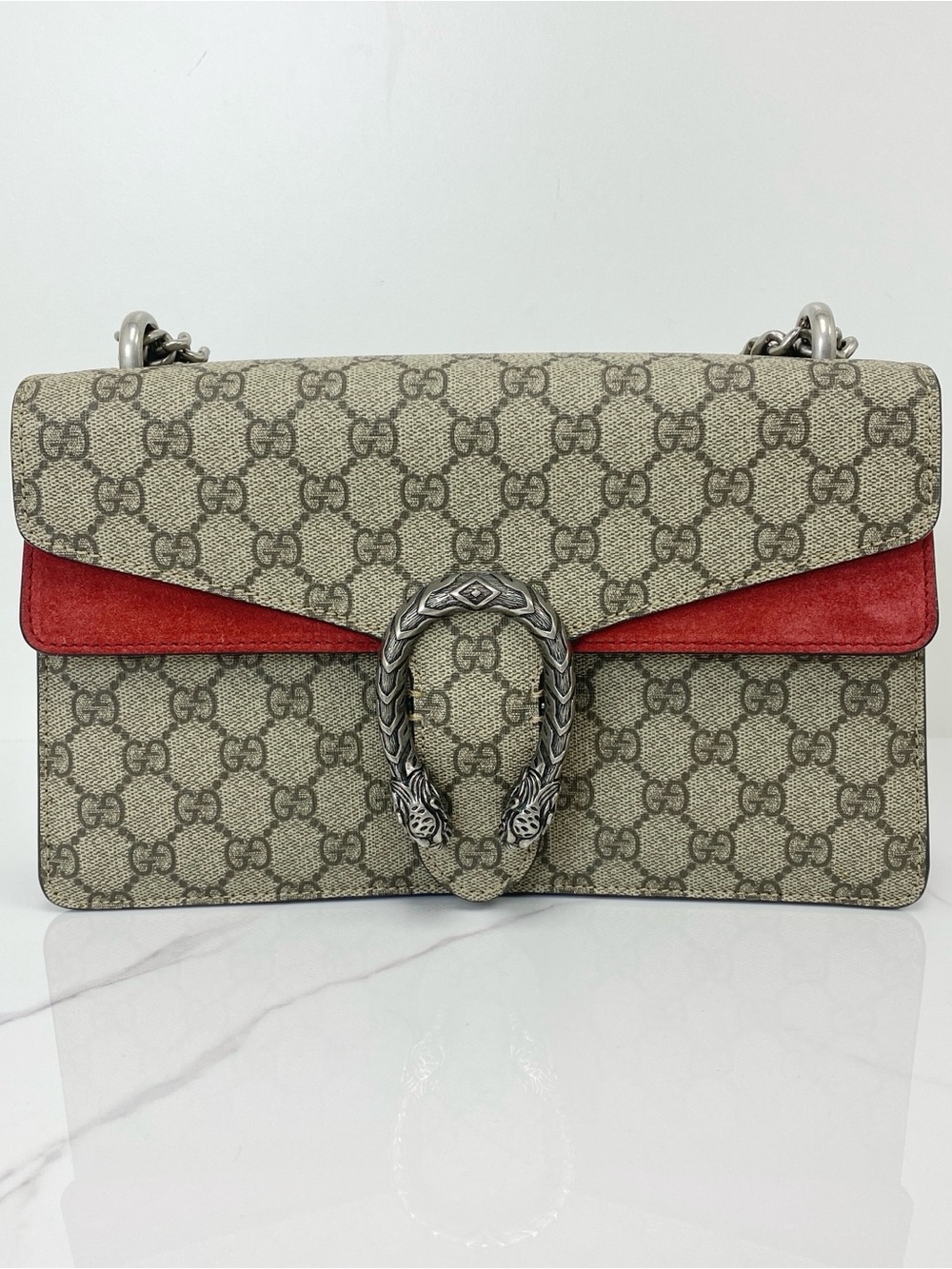 Gucci Small Dionysus GG Shoulder Bagred